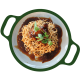 Kip karbonade met Surinaamse bami (Halal)