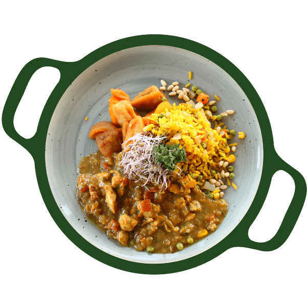 Djaza tajine Fruta Roz (Halal)