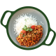 Chili sin carne met rijst (Vega)