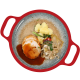 Kiprollade, witlof en aardappelen (Glut/Lac)